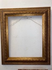 Cadre Montparnasse 10F 55x46 Plein Bois Sculpte Doré Feuille Or