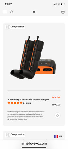 Appareil pressotherapie - de,