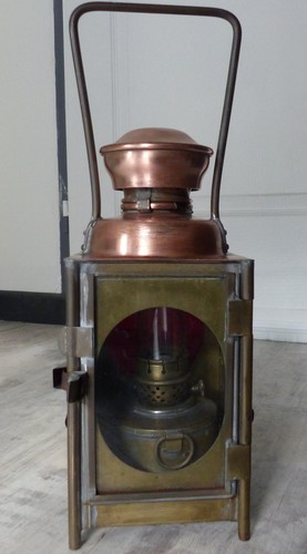 Ancienne lampe pétrole - lampe, à