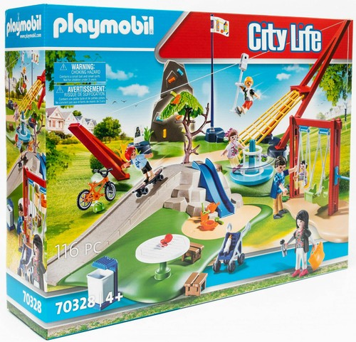 Playmobil parc jeux - parc, 70328