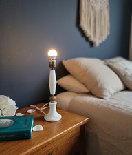 Lampe de chevet vintage en