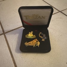 Disney Tarzan Velvet Box Pin Set 1999
