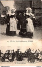 18591 postcard 29 bride and bridesmaid of Beuzec