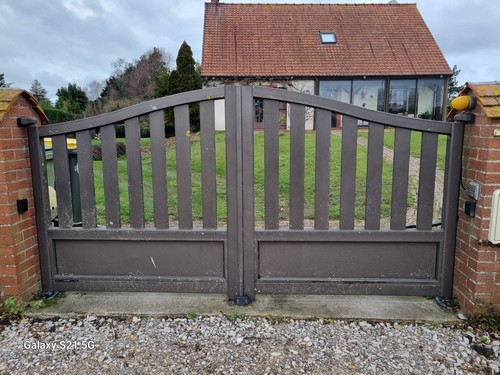 Portail aluminium battants - portail,