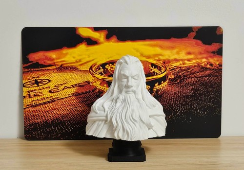 Buste gandalf lotr réalisé - buste,