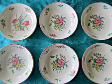 6 assiettes calotte creuse en