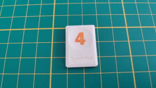 Tuile chiffre orange - chiffre, 4
