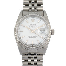 Rolex 16220 Datejust 36 White Dial on Steel Jubilee 36mm 1994 Box & RSC