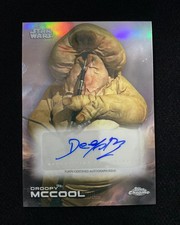 2025 Topps Chrome Star Wars #A-DER Deep Roy as Droopy McCool Auto gav