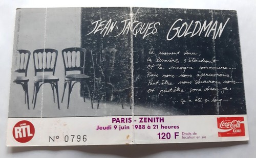 Ticket billet used - used, place