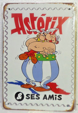 Plaque Métal Tôlée Vintage 20X30 BD  ASTERIX & OBELIX   Neuf  NV1