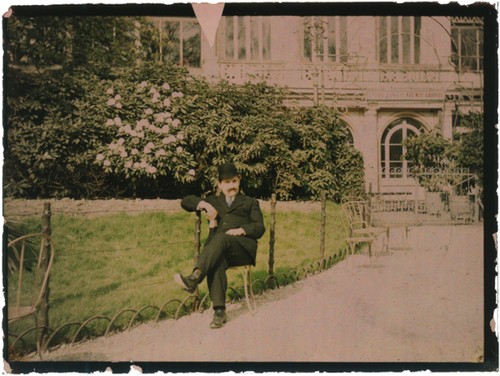 Autochrome homme dans - homme,