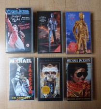 Lot de 6 cassettes VHS Michael Jackson (Thriller, Bad, Dangerous, History)