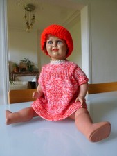 ANTIQUE BELLA DOLL IN COMPOSITION 55 CM