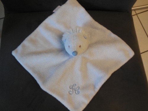 Doudou plat hérisson bleu - 57/,