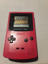console game boy color rouge + 2 jeux