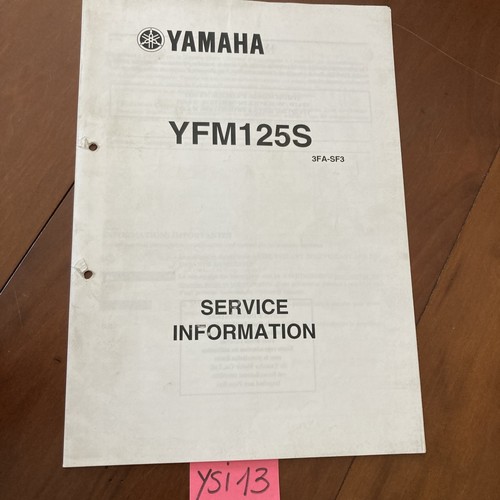 Yamaha quad yfm125s 2004 yfm - quad,