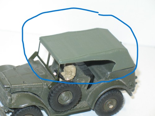 Dinky toys bache - dinky, capote