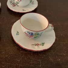 Lunéville Earthenware Coffee Set (price for 1 cup and plate)