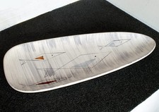 Grand Plat en Céramique de NIDERVILLIER années 50/60 à décor de Poissons Design