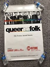 RARE PROMO Queer as Folk Poster 27x40 Jan 6 Showtime Gale Harold Randy Harrison