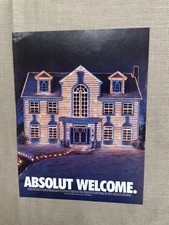 ABSOLUT WELCOME VODKA  Magazine AD 1997 Advertisement