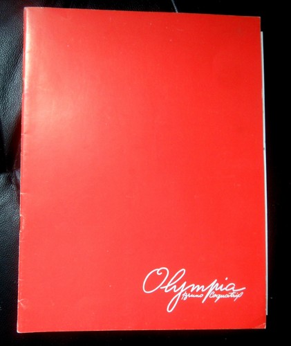Programme olympia 1971 - olympia,