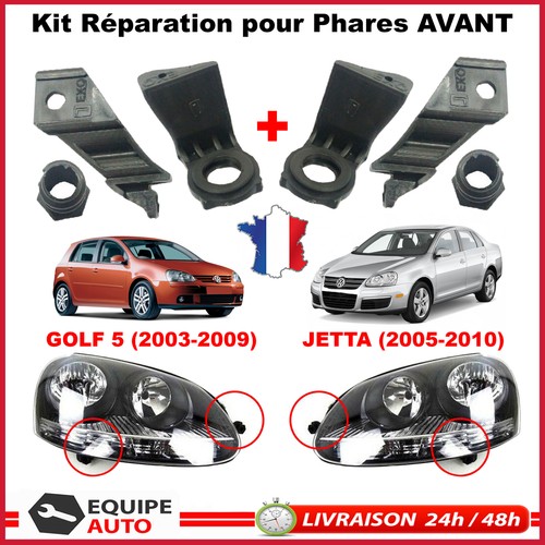 Support clips reparation phare - clips,