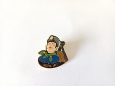 Miner Enamel Metal Pin's with Headlamp Mount Mine