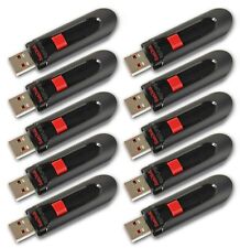 Lot 10x SanDisk Cruzer Glide 16GB USB flash thumb drive SDCZ60-016G 10 x 16 GB