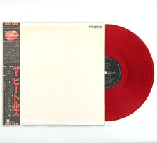 The Beatles White Album Japan Mono Red Vinyl 2LP OBI Complete EAS-67157-58 EX