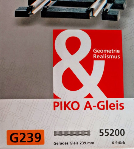 Piko 55200 rails droits - piko,