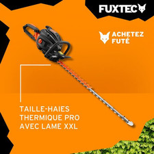 Taille-haies thermique professionnel FUXTEC FX-MHP126 avec guide de couteaux XXL