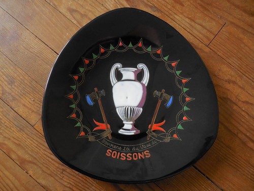 Assiette longwy vase de - le,