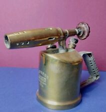 Antique Engraved Brass Soldering Lamp EXPRESS UNITED FRANCE Number 26