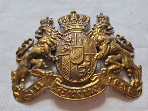 Plaque casque bavarois a - plaque,