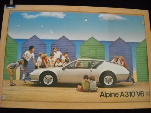 Affiche poster renault alpine - affiche,