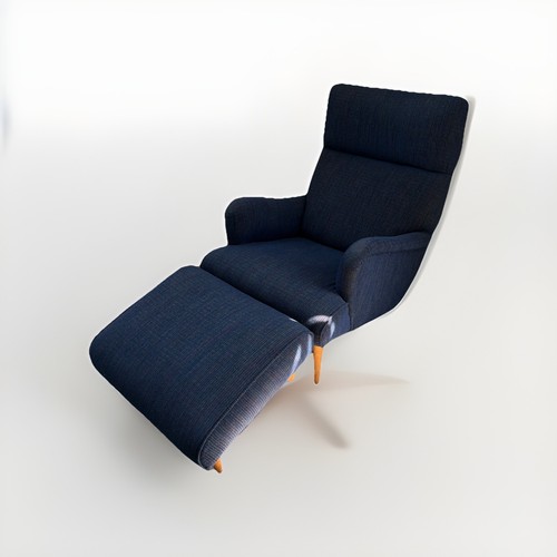 Vintage mid century high - mid, back