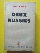 Paul Marion Deux Russies La Nouvelle Société d'Editions 1930 URSS Staline