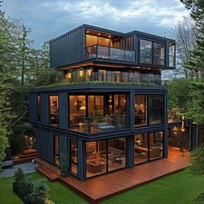 Prefab House 2 Story Container