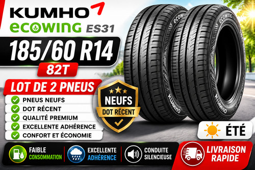 Lot pneus kumho - de, 2