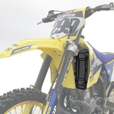 Black For Suzuki RM250/125 DRZ400/E/S/SM Radiator Grille Protection Guard Cover