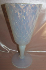 Grand verre vase forme calice