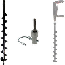 Mèche de tarière Ø 80 mm avec adaptateur pour perceuse et perforateur SDS-plus