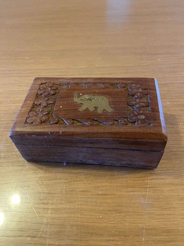 Petite boîte bijoux bois - petite,