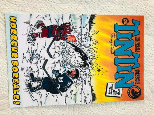 Carte postale 15x10 tintin - carte,