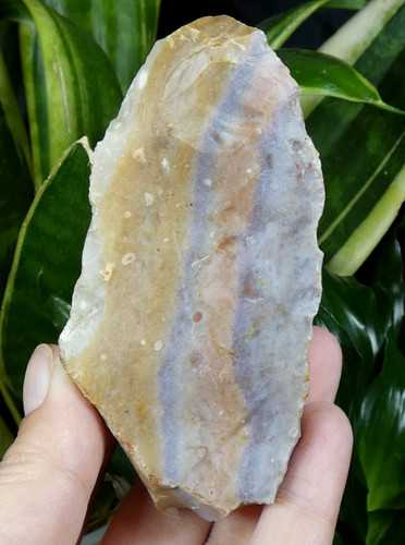 Silex rubanné taillé