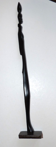 Statuette africaine bois - statuette,