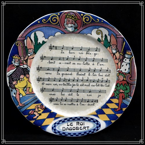 Assiette publicitaire lustucru - assiette,