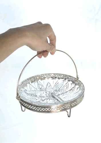 Plateau aperitif rond verre - plateau,